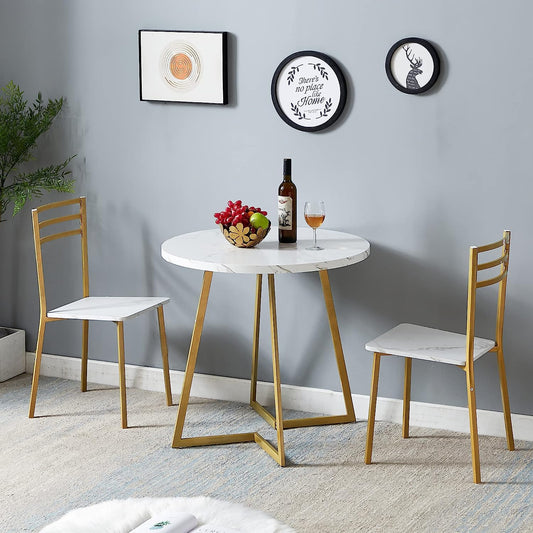 VECELO 3 Piece Kitchen Dining Room Set