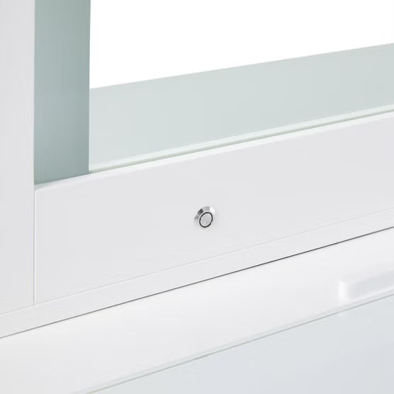 Tresanti Kathryn Vanity Table with Adjustable LED Lighted Mirror