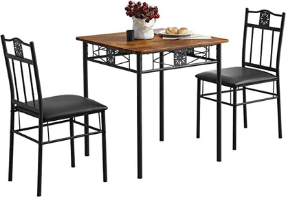 VECELO 3-teiliges Esszimmer-Tischset