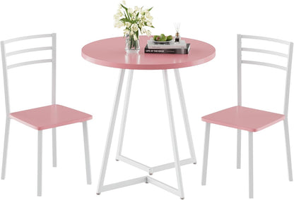 VECELO 3 Piece Kitchen Dining Room Set