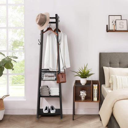 VECELO Coat Rack Freestanding Hall Tree