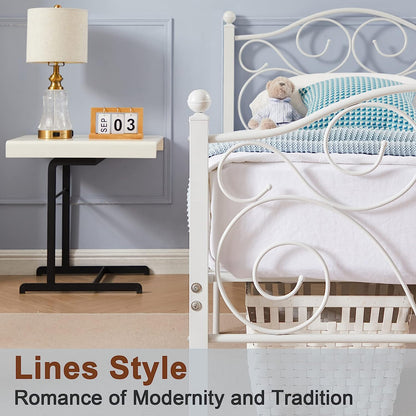 VECELO Classic Metal Bed Frame Mattress Foundation