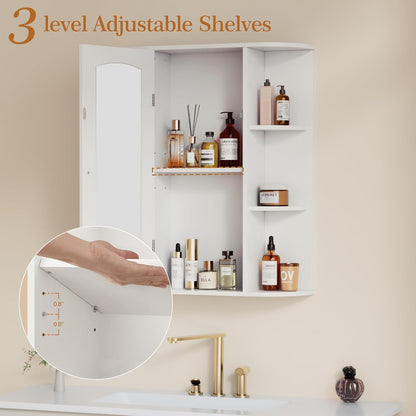 Mueble de Pared para Baño VECELO con Espejo
