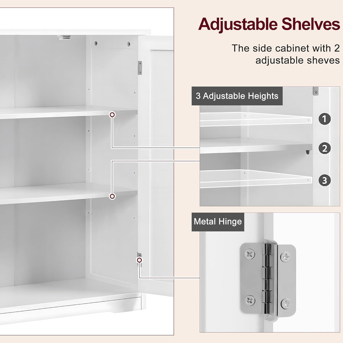 Mueble de baño con cajones VECELO