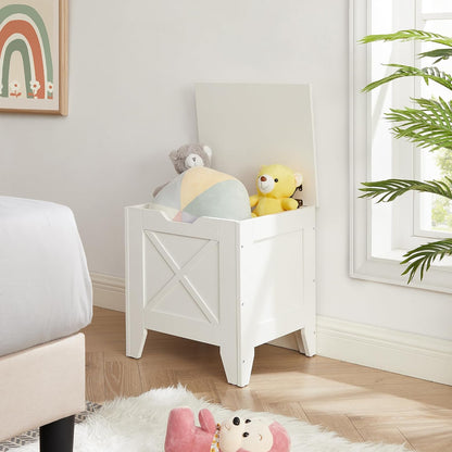 VECELO Modern Shoe Bench for Storage,Toy Chest Ottoman