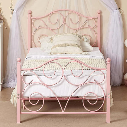 VECELO Classic Metal Bed Frame Mattress Foundation