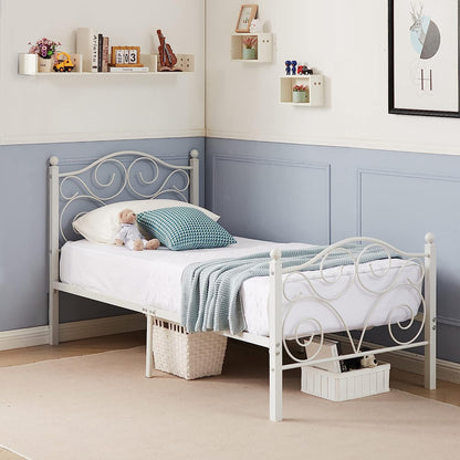 VECELO Classic Metal Bed Frame Mattress Foundation