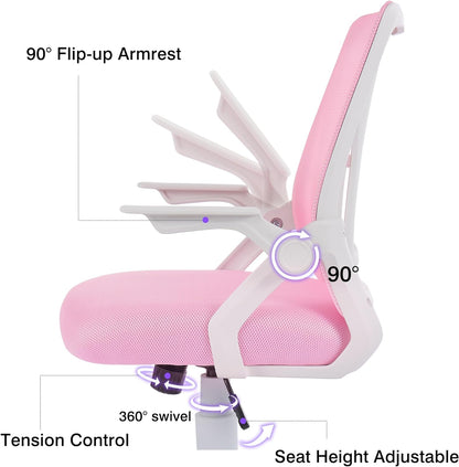 VECELO Mid-Back Swivel Ergonomic Office Chair