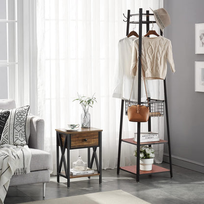 VECELO Coat Rack Freestanding Hall Tree