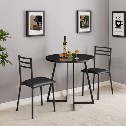 VECELO 3 Piece Kitchen Dining Room Set