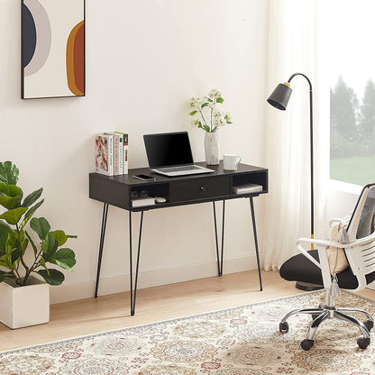 VECELO 39.3" Home Office Work Table with Drawers Computer Desk