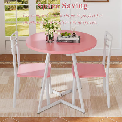 VECELO 3 Piece Kitchen Dining Room Set