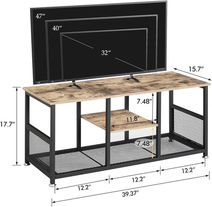 VECELO TV Stand/Entertainment Center/Media Console Table with Storage