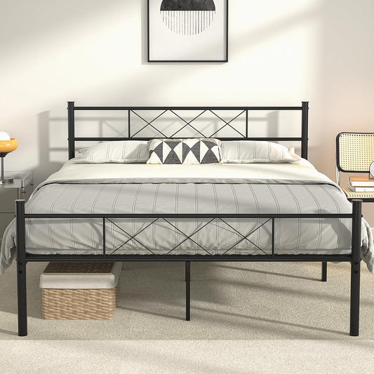 VECELO Metal Platform Bed Frame Mattress Foundation