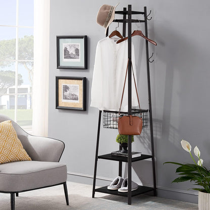 VECELO Coat Rack Freestanding Hall Tree
