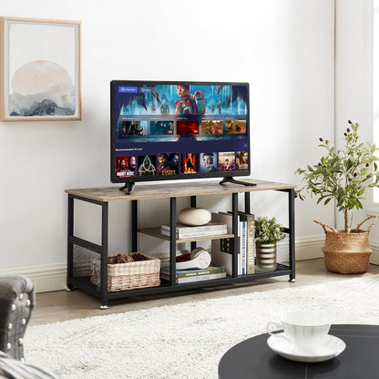 VECELO TV Stand/Entertainment Center/Media Console Table with Storage