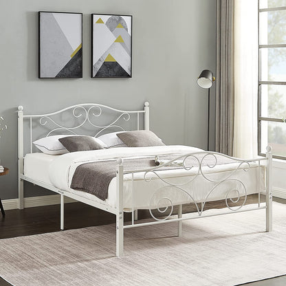 VECELO Classic Metal Bed Frame Mattress Foundation