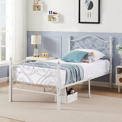 VECELO Classic Metal Bed Frame Mattress Foundation