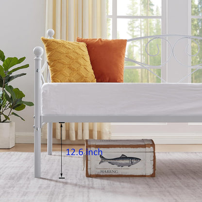 VECELO Premium Daybed Metal Bed Frame Twin Size