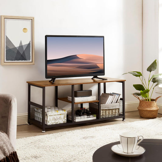 VECELO TV-Ständer/TV-Möbel/Medienkonsole mit Stauraum