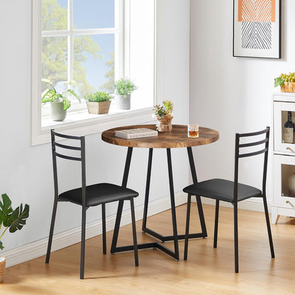 VECELO 3 Piece Kitchen Dining Room Set