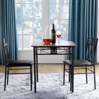 VECELO 3-teiliges Esszimmer-Tischset
