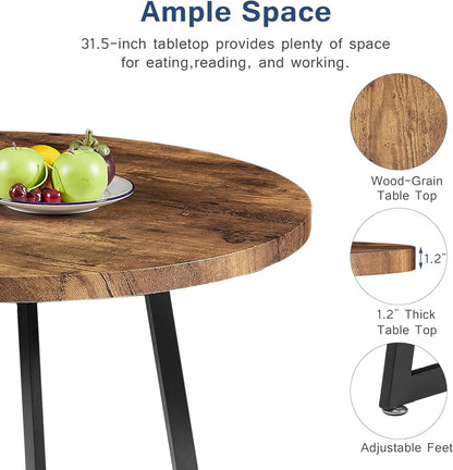 VECELO 3 Piece Kitchen Dining Room Set