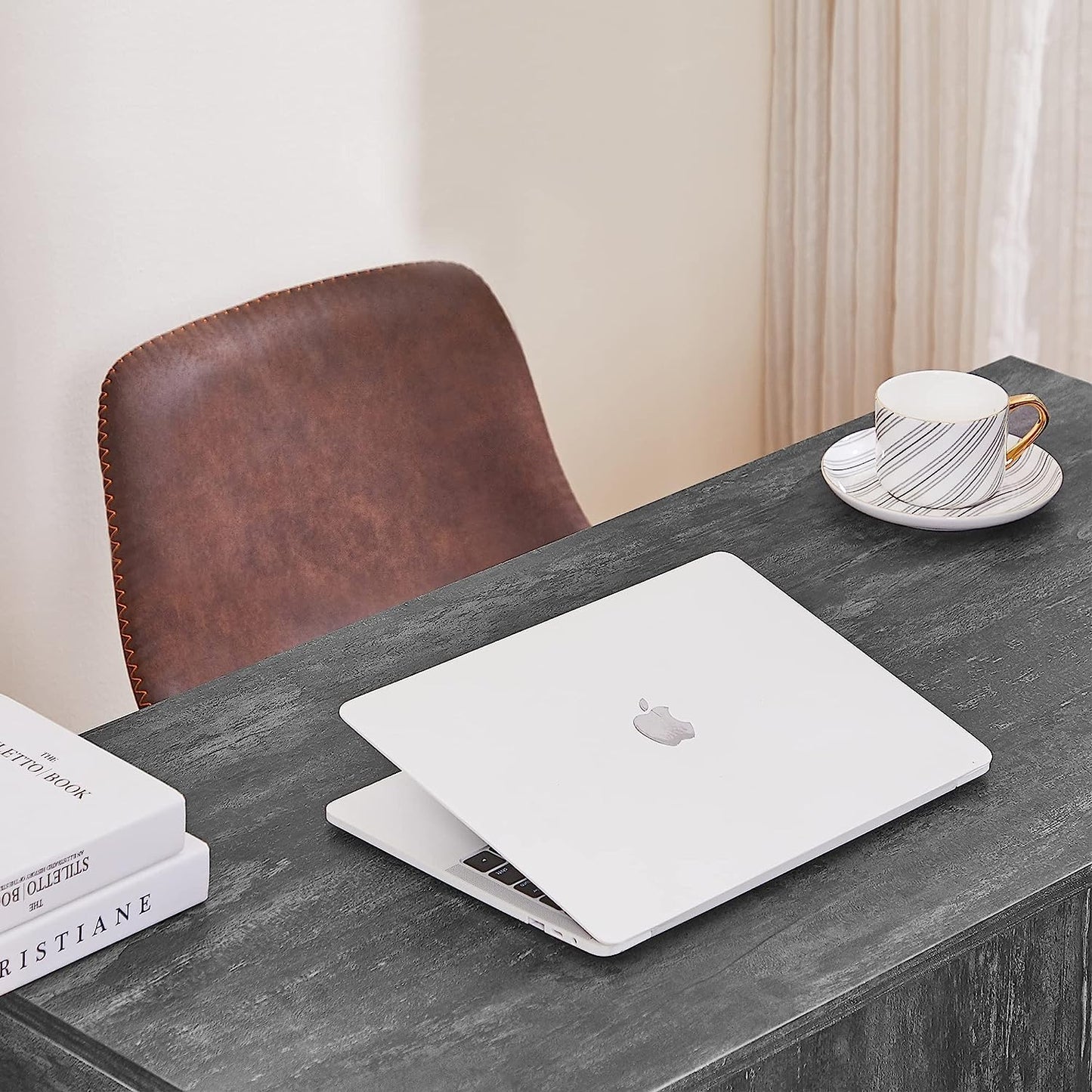 VECELO 39.3" Home Office Work Table with Drawers Computer Desk