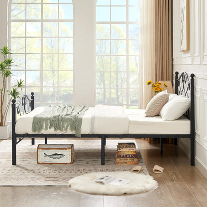 VECELO Classic Metal Bed Frame Mattress Foundation