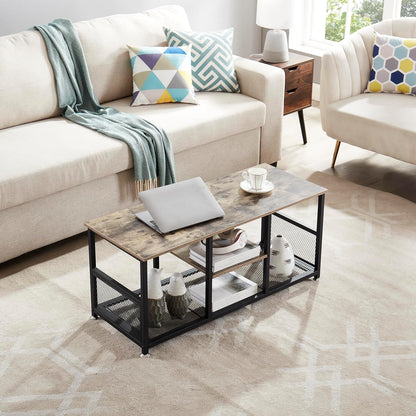 VECELO TV Stand/Entertainment Center/Media Console Table with Storage