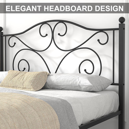 VECELO Classic Metal Bed Frame Mattress Foundation